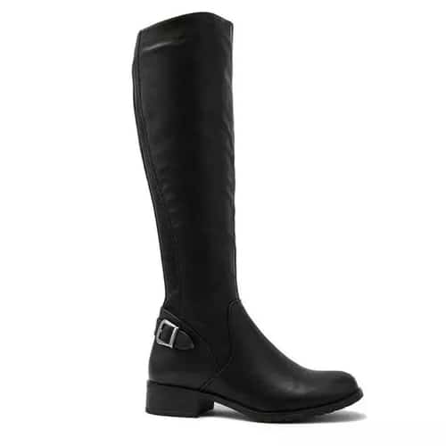 Elastic Back Buckle Boots