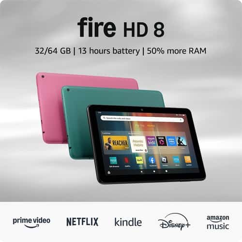 Save 50% on the All-New Amazon Fire HD 8 Tablet—Your Perfect On-the-Go Entertainment Companion!