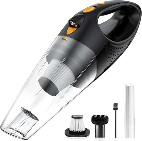 Save 40% on the Powools Handheld Cordless Vacuum with 2 Filters β Quick and Easy Clean!