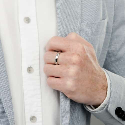 Save 75% on John Greed Stainless Steel Initials Court Ring – Don’t Miss Out!