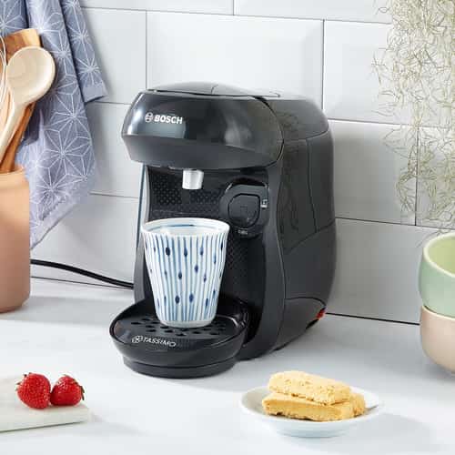 SAVE 64% on the TASSIMO by Bosch Happy Coffee Machine with Kenco & Cadbury! Brew Up the Savings!