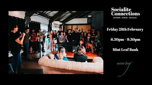 Connecting Film, TV, Music, & Media Professionals at Mint Leaf Bank