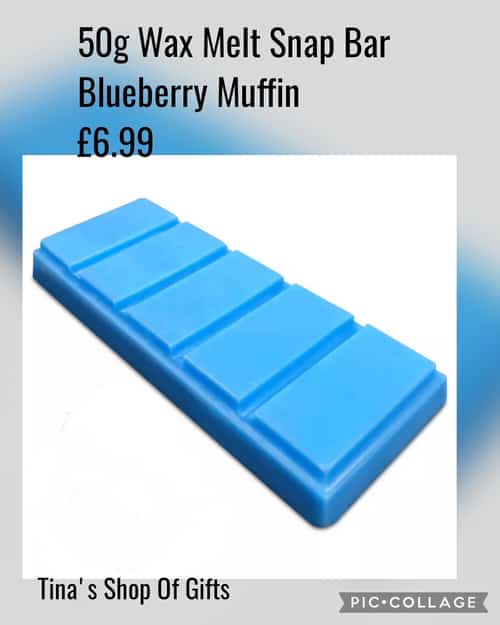 50g Wax Melt Snap Bar Blueberry Muffin £6.99