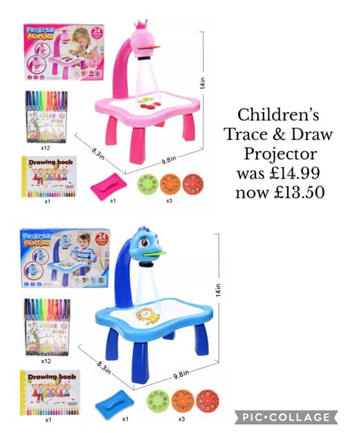 Children’s Trace & Draw Projector Was £14.99 Now £13.50
