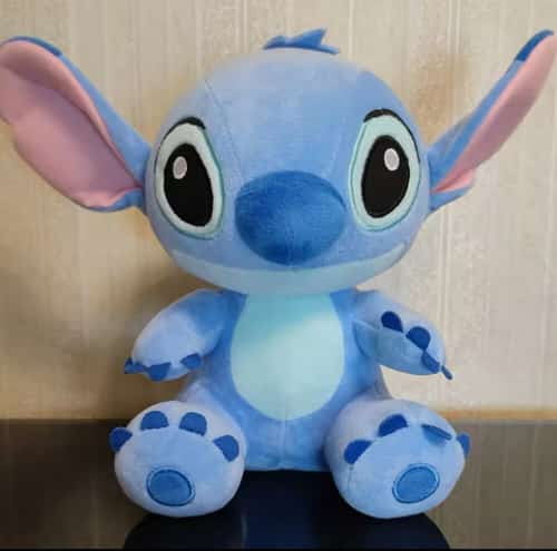 Disney Cartoon Blue Pink Stitch Plush Dolls