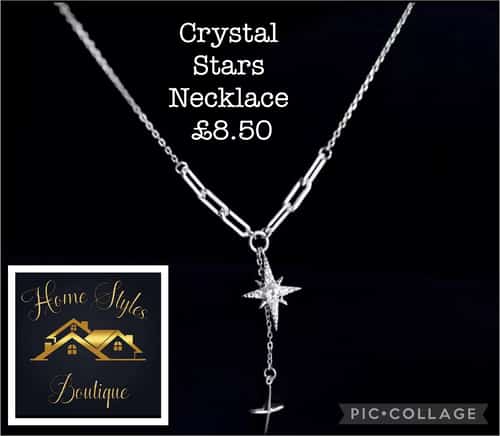 Crystal Stars Necklace Β£8.50