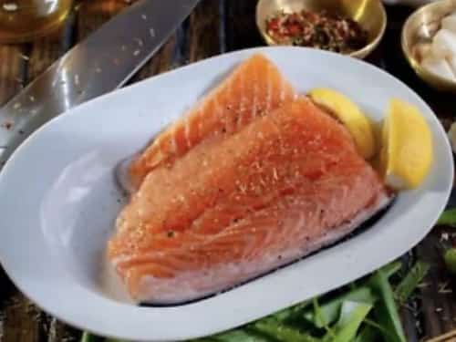 50 Hypoallergenic dog biscuits fresh poached salmon flavour buy 2 get 1 free