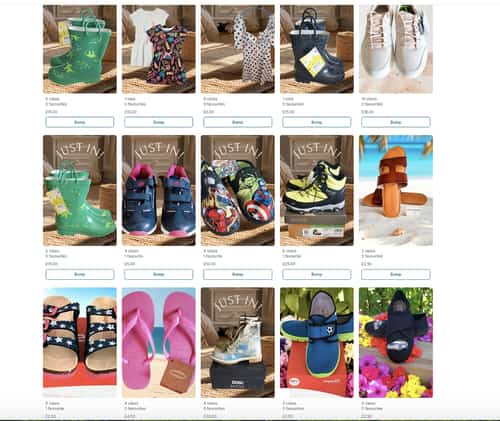 Various Shoes, Trainers And Summer Items