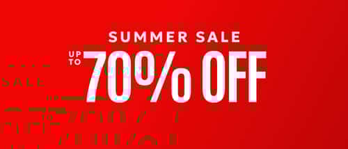 Summer Sale: Up to 70% Off