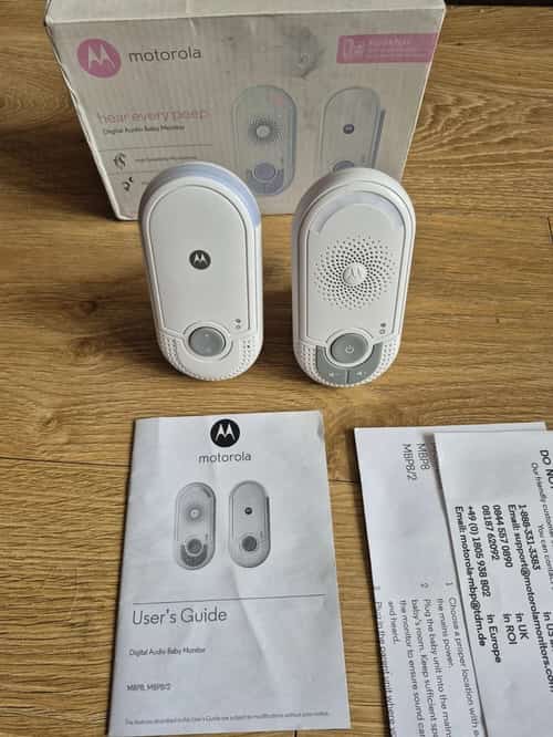 Motorola MBP8 Digital Audio Baby Monitor With Night Light