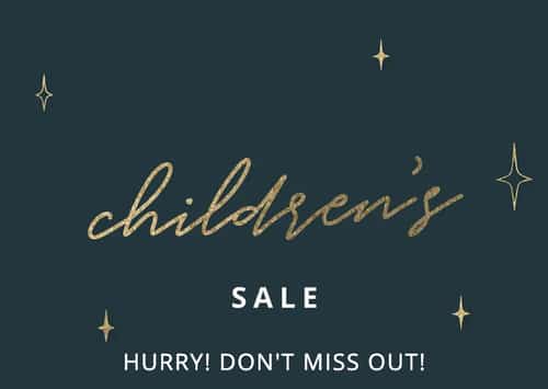 Children’s Sale at John Greed – Sweet Sparkles, Smaller Prices! 💫👧🧒