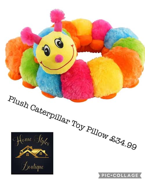 Plush Caterpillar Toy Pillow £34.99
