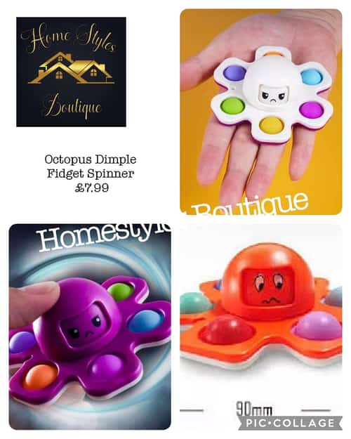Octopus Dimple Fidget Spinner Β£7.99