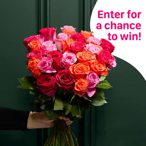 WIN this Radiant Rose Abundance Bouquet