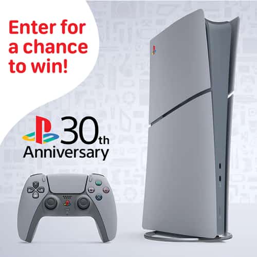 WIN this PlayStation 5 Digital Edition - 30th Anniversary Limited Edition Bundle