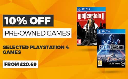 10% OFF Pre-Owned Games!
