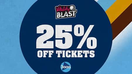 25% OFF selected Vitality Blast fixtures