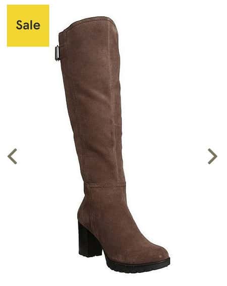 SAVE 25% on F&F Sensitive Sole Suede Knee High Boots!