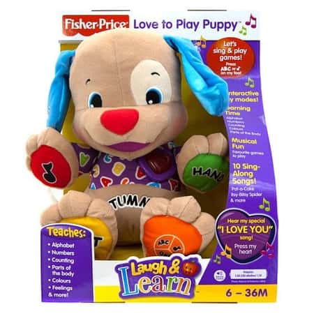 SAVE 25% on Fisher Price Love to Play Puppy!