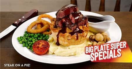 NEW MENU - Try our STEAK ON A PIE or our FREAKSHAKE CAKE!