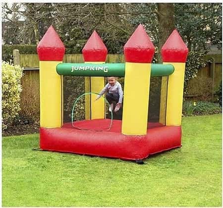 SAVE 50% OFF JumpKing Bouncy Castle with turrets 6.25ft X 6ft X 5ft!