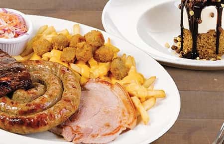Get 2 Courses (Main & Dessert) for ONLY £10!