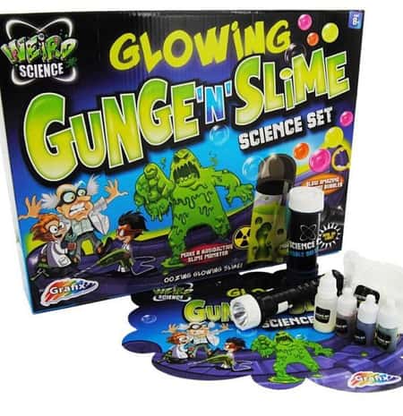 SAVE 36% on this Weird Science Glowing Gunge N Slime Science Set!