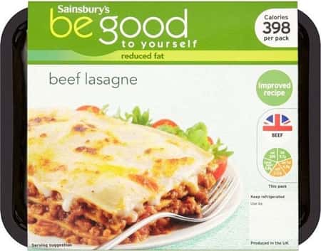 Sainsbury's Beef Lasagne, Be Good To Yourself 390g: £2.00!