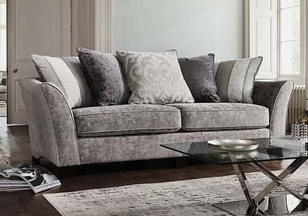 OUR BIGGEST JANUARY SALE - Annalise II 4 Seater Fabric Pillow Back Sofa!
