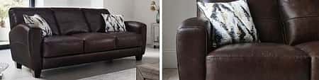 BIGGEST SALE ON SOFAS - Deco 3 Seater Leather Sofa!