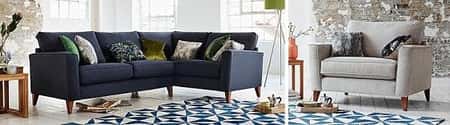 SAVE £540.00 - Copenhagen Fabric Corner Sofa!