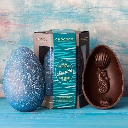 Dark Chocolate Seaside Easter Egg (vegan-friendly)