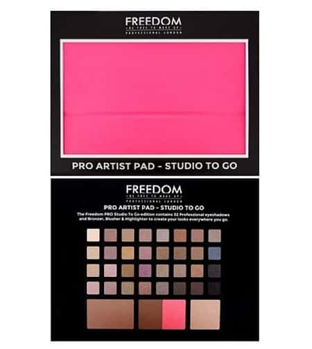 SALE - Freedom Makeup London Pro Artist Pad - Studio to Go (Pink)!