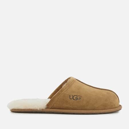 OUTLET SALE - UGG Men's Scuff Suede Slippers - Chestnut