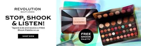 Stop, Shook & Listen- Spend £30 and receive a FREE Shook Palette on us!