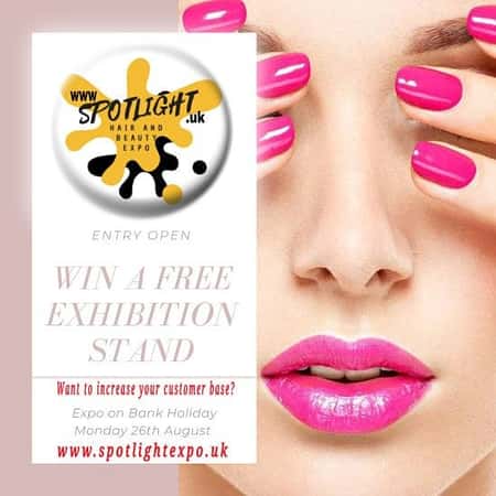WIN FREE EXHIBITION STAND AT HAIR AND BEAUTY EXPO THIS BANK HOLIDAY