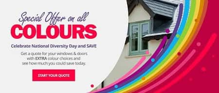 Last chance to take advantage of our SALE on all coloured windows & doors