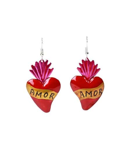 Valentine's Day Gift Idea - Amor Heart Earrings