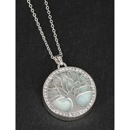 Amazonite Tree of life necklace