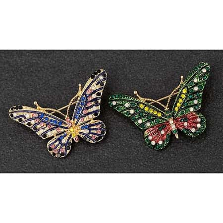 New midnight butterfly brooch by Equilibrium