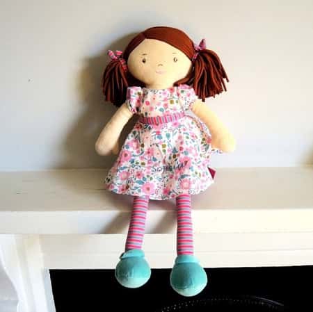 BABIES PERSONALISED KATY RAG DOLL: £24.00!