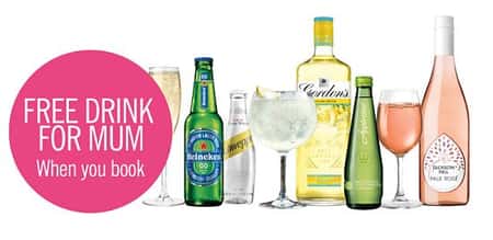 CELEBRATE YOUR MUM BEING THE BEST MUM EVER - FREE drink with their main meal!