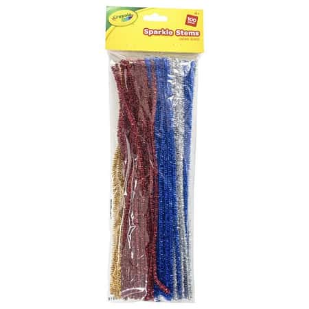 Pack of 100 Sparkle Stems by Crayola - £1.99!