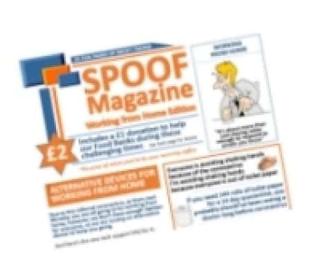 FOODBANKS NEED YOUR HELP - buy Spoof Magazine for £2 includes a £1 donation to Foodbank Network
