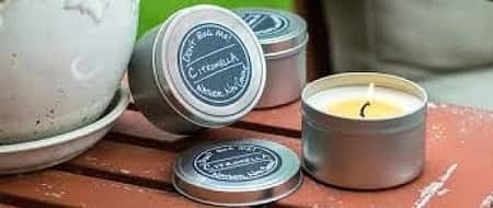 NATURAL SOY CITRONELLA CANDLE SET £7.50 (70% Discount) + free postage. Use Code: SNIZL70