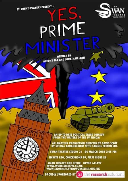 St John’s Players present Yes, Prime Minister by Antony Jay and Jonathan Lynn