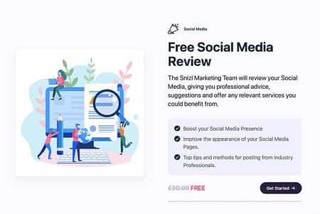 Get a FREE Social Media Review for Premium Plan members!