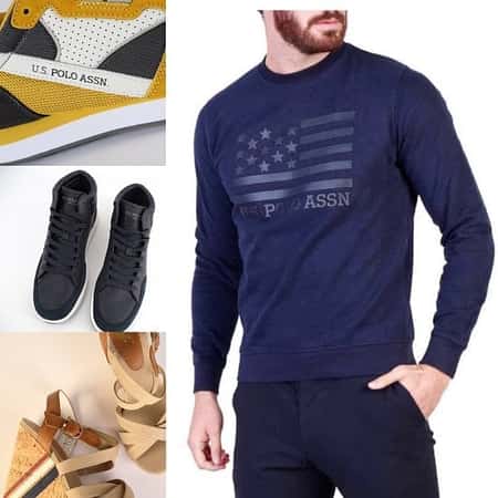 SAVE UP TO 70% ON 'U.S POLO ASSN' CLOTHING AND FOOTWEAR - prices start at £15.99