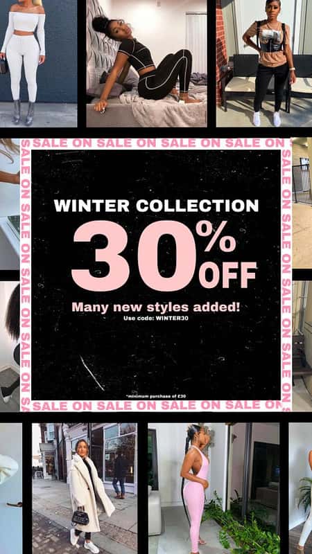 30%OFF Winter Collection ❄️
