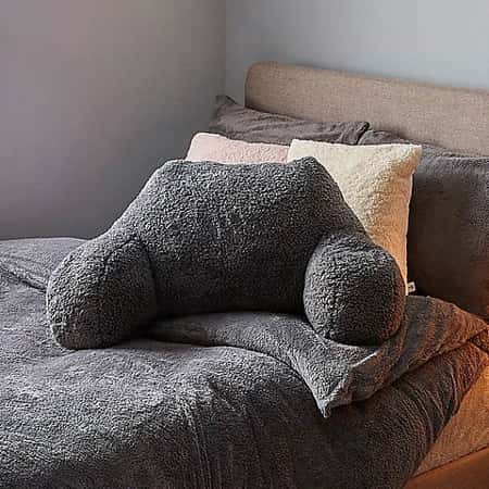 WINTER WARMERS - Teddy Bear Charcoal Cuddle Cushion: £25.00!